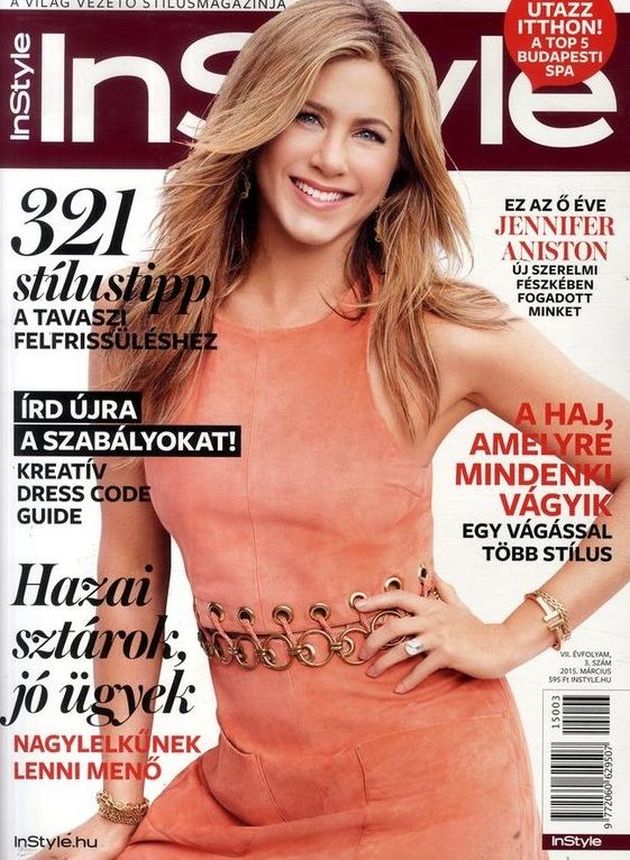 IN STYLE HUNGARY magazine side cover  March 2015