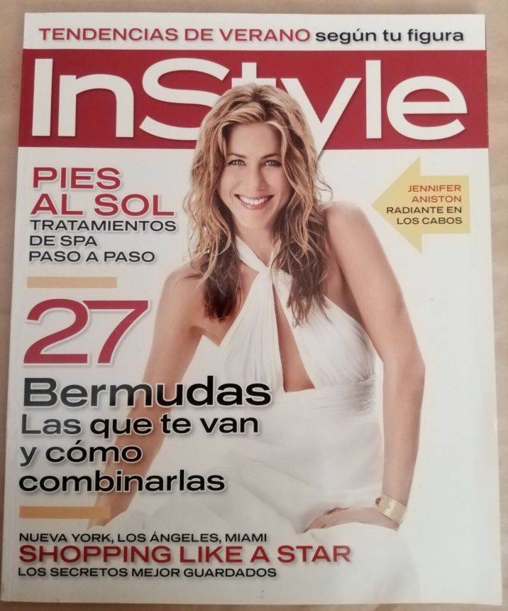 IN STYLE MEXICO magazine side cover  June 2006