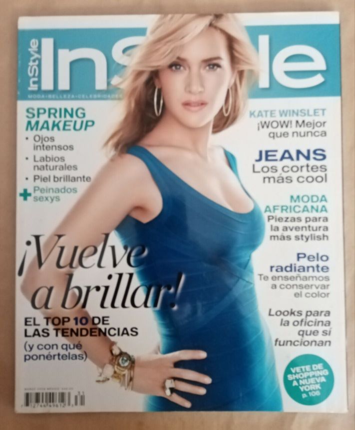 IN STYLE MEXICO magazine side cover  March 2009
