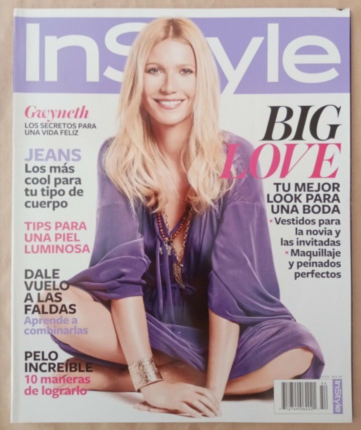 IN STYLE MEXICO magazine side cover  February 2011