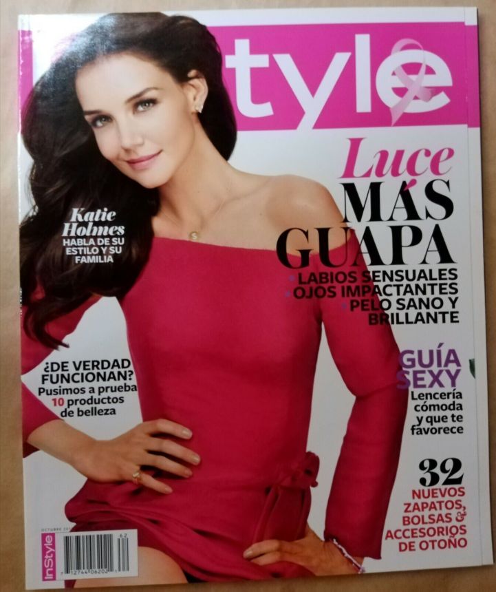 IN STYLE MEXICO magazine side cover  October 2011
