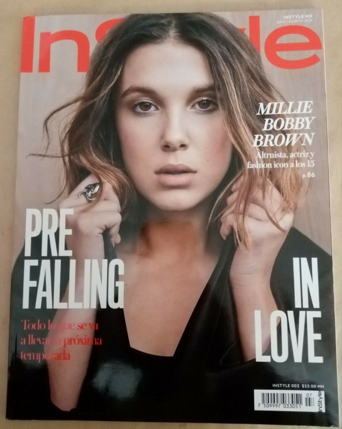 IN STYLE MEXICO magazine side cover  July/August 2019