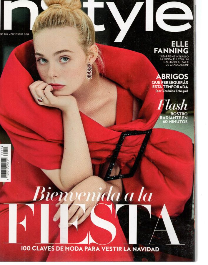 IN STYLE SPAIN magazine side cover Issue 184  December 2019