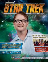 INSIDE STAR TREK magazine side cover Issue 169 April 2014