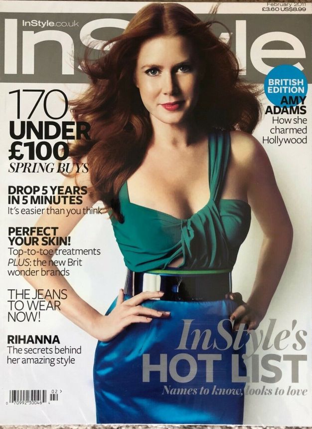 IN STYLE UK magazine side cover  February 2011