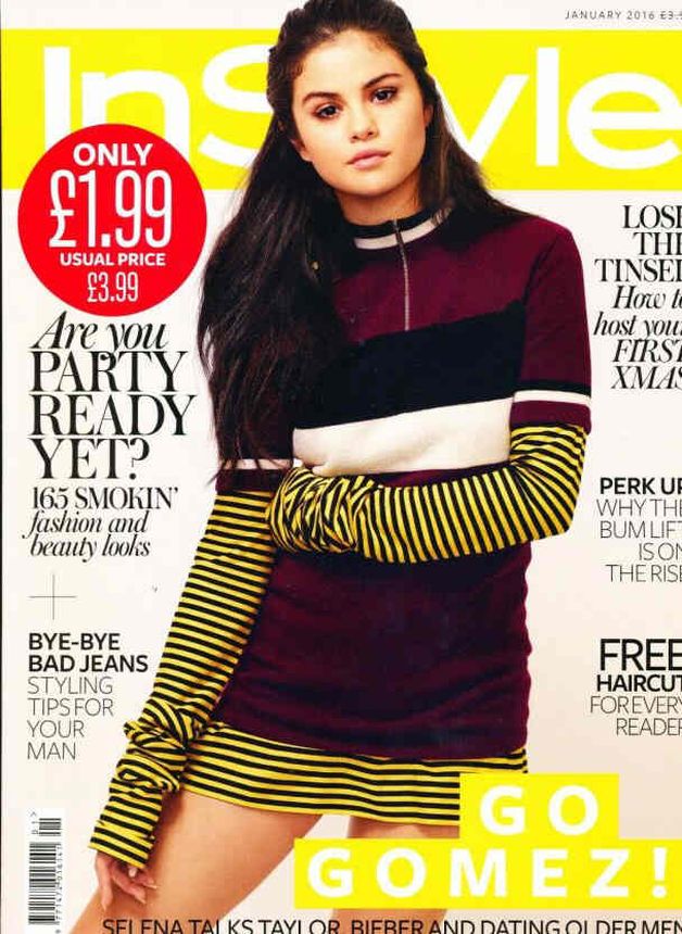 IN STYLE UK magazine side cover  January 2016