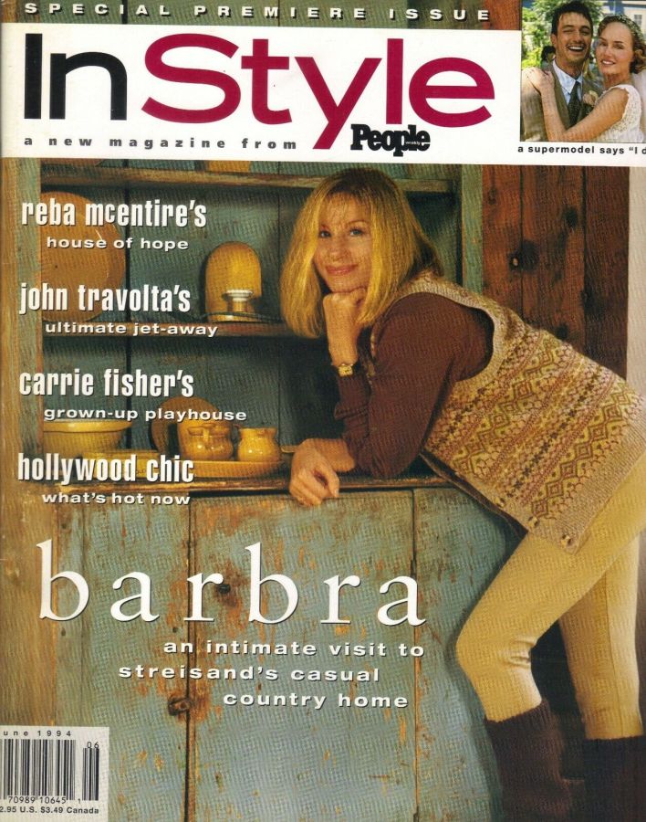 IN STYLE USA magazine side cover Issue 1  June 1994