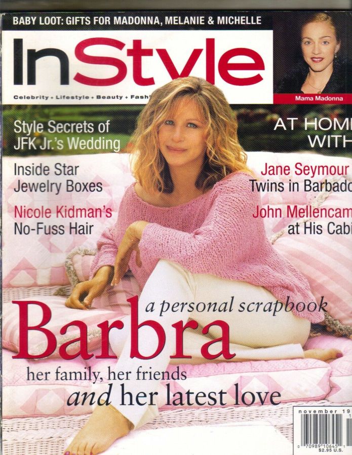 IN STYLE USA magazine side cover  November 1996