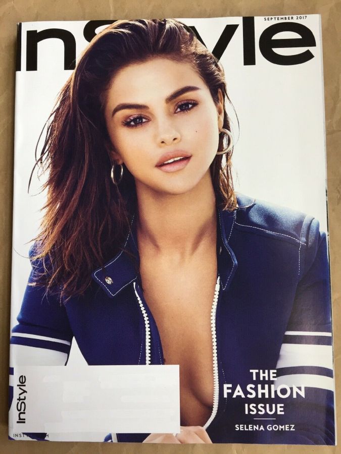 IN STYLE USA magazine side cover  September 2017