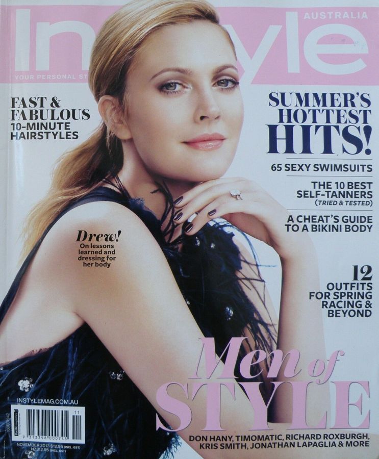 IN STYLE AU magazine side cover  November 2013