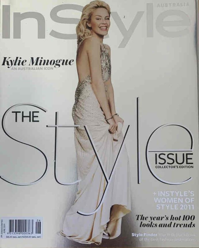 IN STYLE AU magazine side cover  June 2011