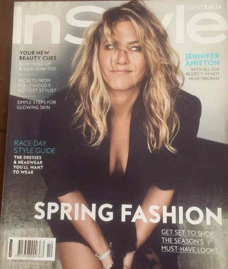 IN STYLE AU magazine side cover  October 2018