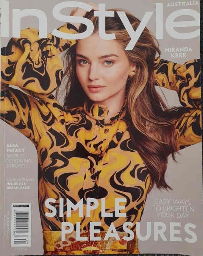 IN STYLE AU magazine side cover  May 2020