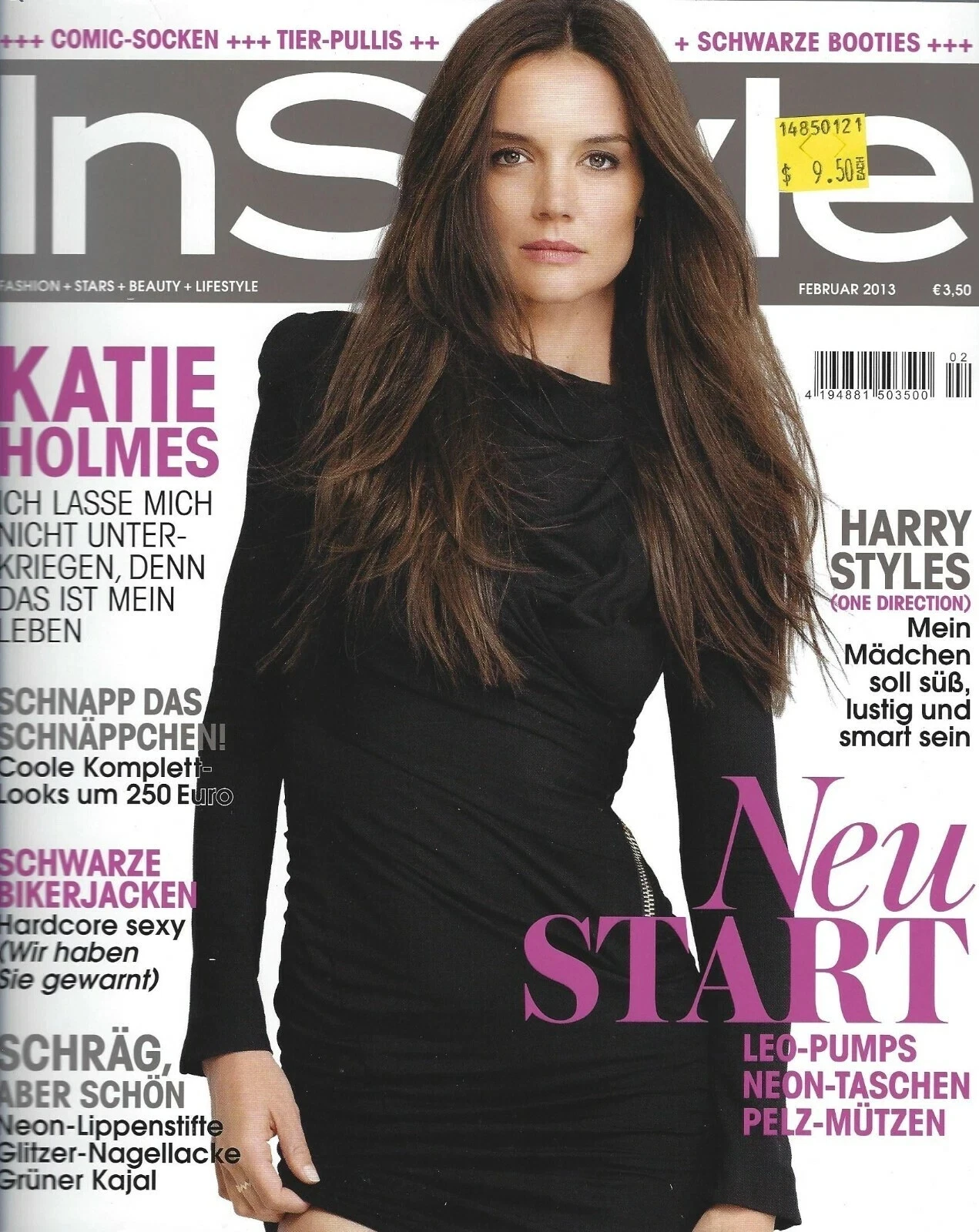 IN STYLE GERMANY magazine side cover  February 2013