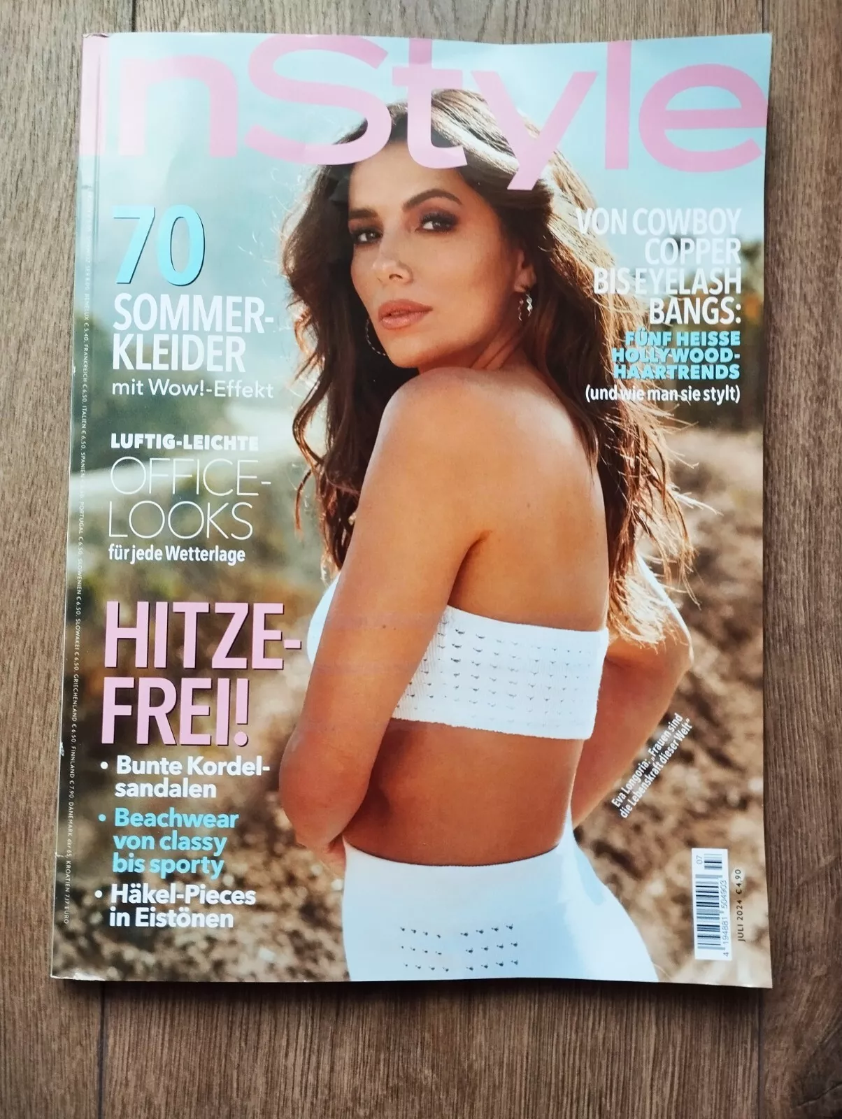 IN STYLE GERMANY magazine side cover  July 2024