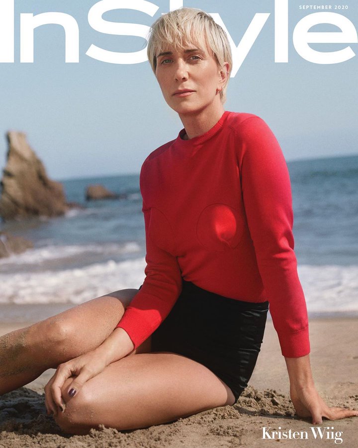 IN STYLE USA magazine side cover  September 2020