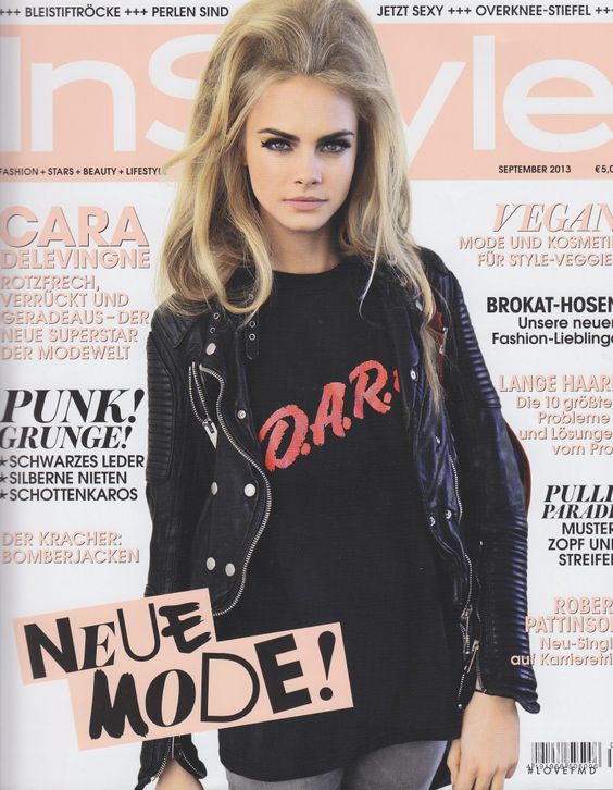 IN STYLE GERMANY magazine side cover  September 2013