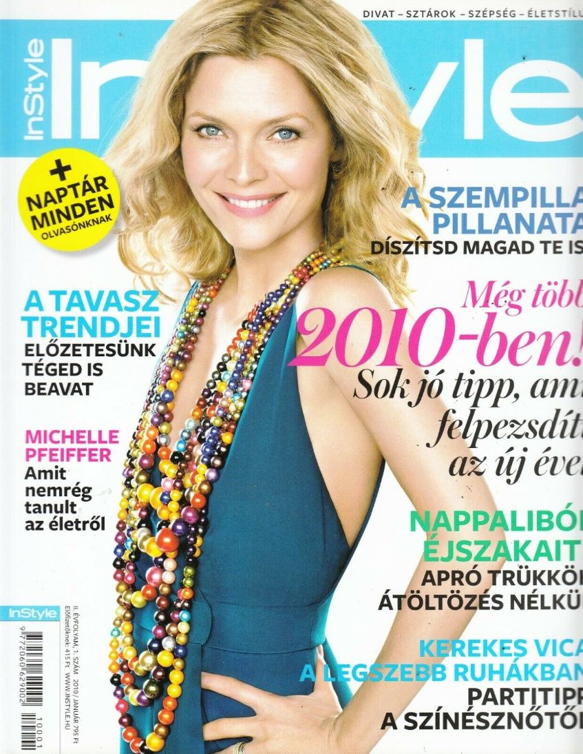 IN STYLE HUNGARY magazine side cover  January 2010