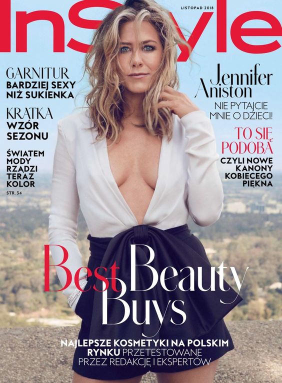 IN STYLE (PL) magazine side cover  November 2018