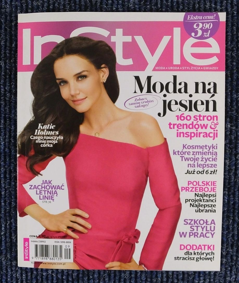 IN STYLE (PL) magazine side cover  September 2011