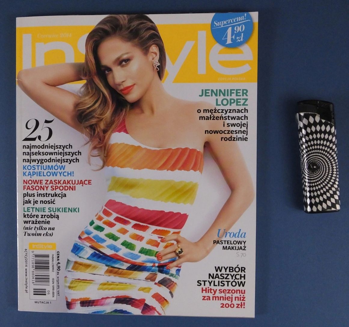 IN STYLE (PL) magazine side cover  June 2014