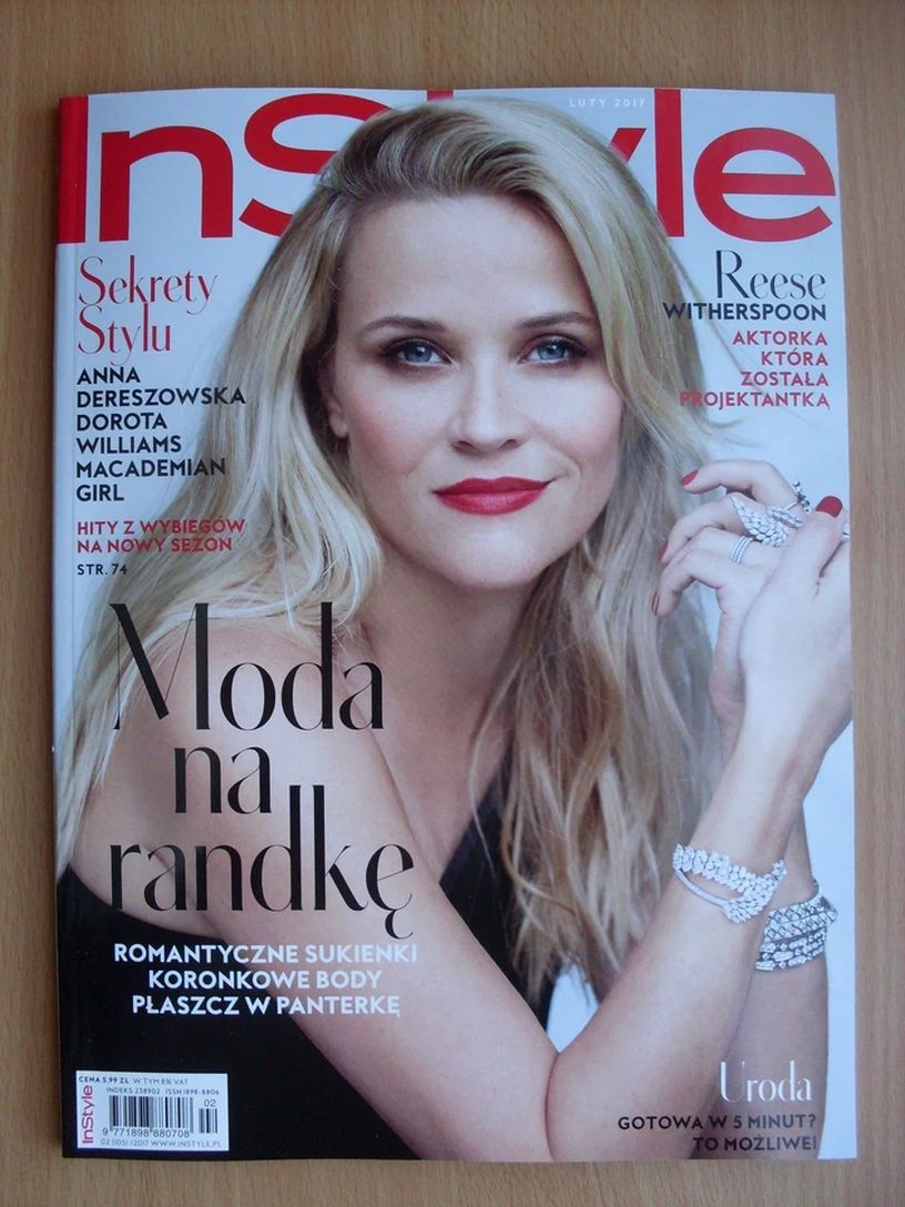 IN STYLE (PL) magazine side cover  February 2017