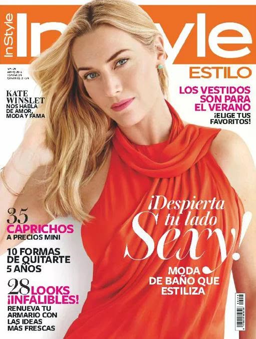 IN STYLE SPAIN magazine side cover  May 2015