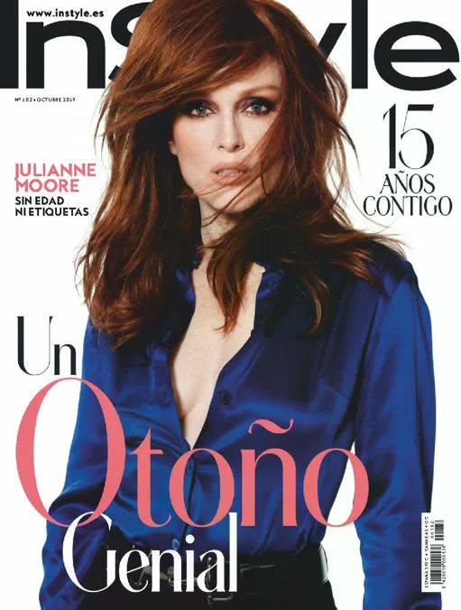 IN STYLE SPAIN magazine side cover  October 2019