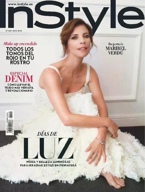 IN STYLE SPAIN magazine side cover  May 2023