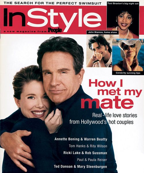 IN STYLE USA magazine side cover  May 1995
