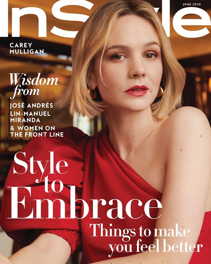 IN STYLE USA magazine side cover  June 2020