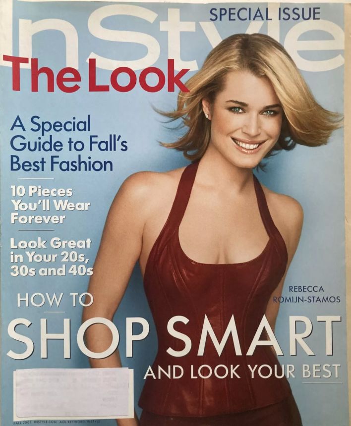 IN STYLE USA magazine side cover Fall 2001