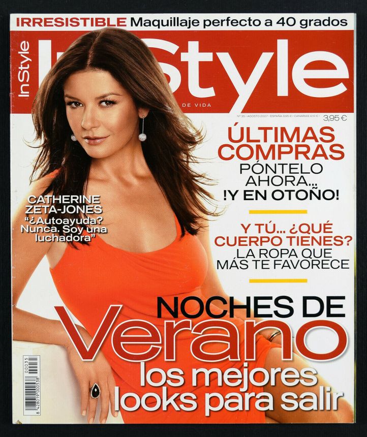IN STYLE SPAIN magazine side cover Issue 35  August 2007