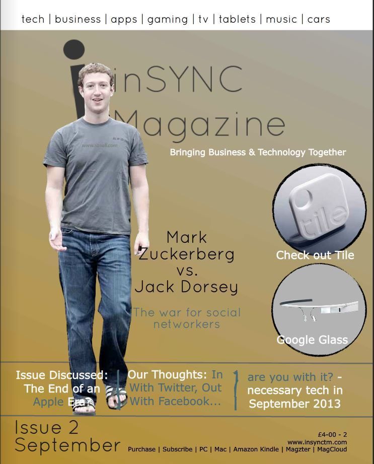 INSYNC. magazine side cover Issue 2 September 2013