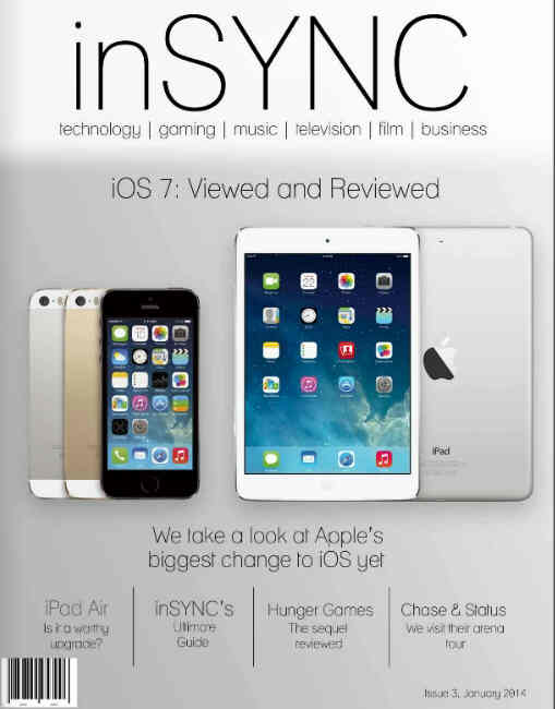 INSYNC. magazine side cover Issue 3 January 2014
