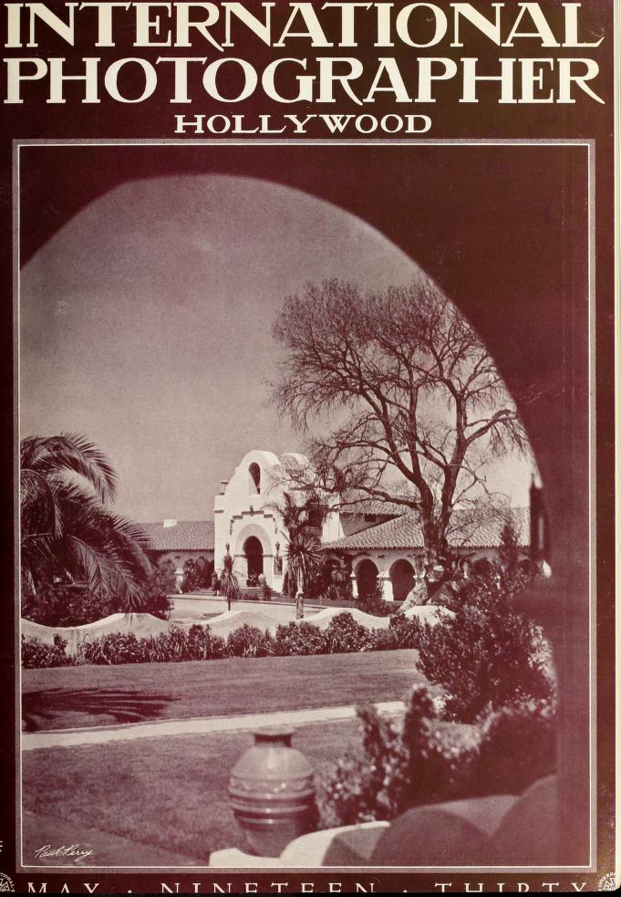 INTERNATIONAL PHOTOGRAPHER magazine side cover May 1930