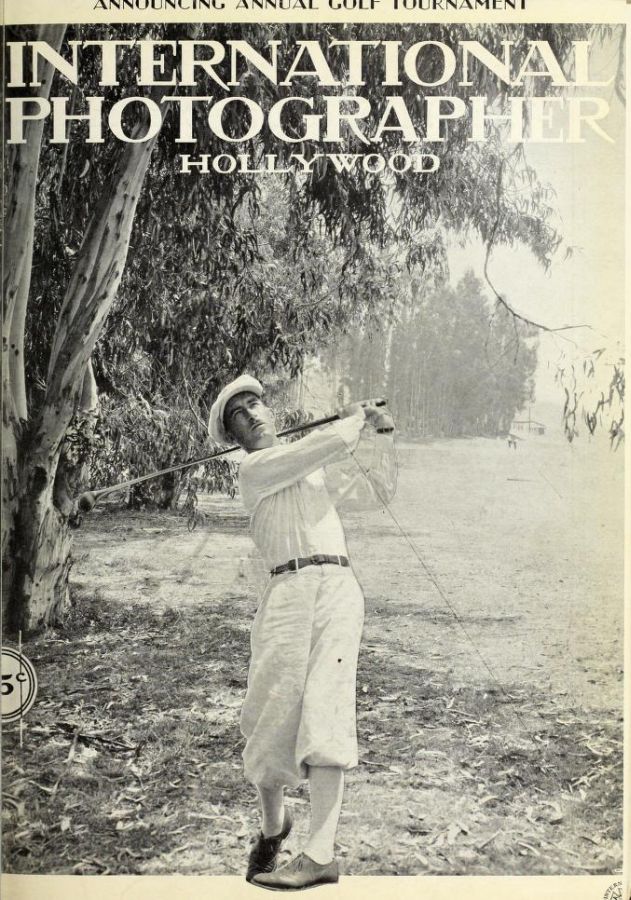 INTERNATIONAL PHOTOGRAPHER magazine side cover September 1930