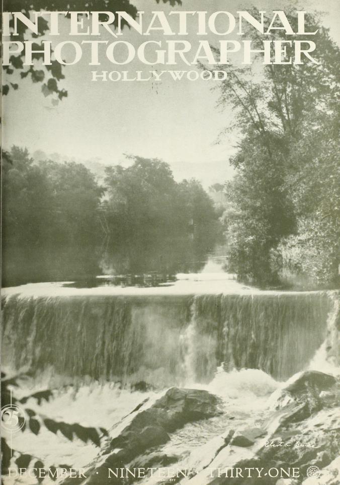 INTERNATIONAL PHOTOGRAPHER magazine side cover December 1931