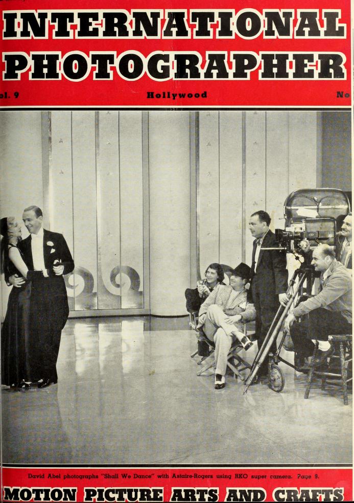 INTERNATIONAL PHOTOGRAPHER magazine side cover April 1937