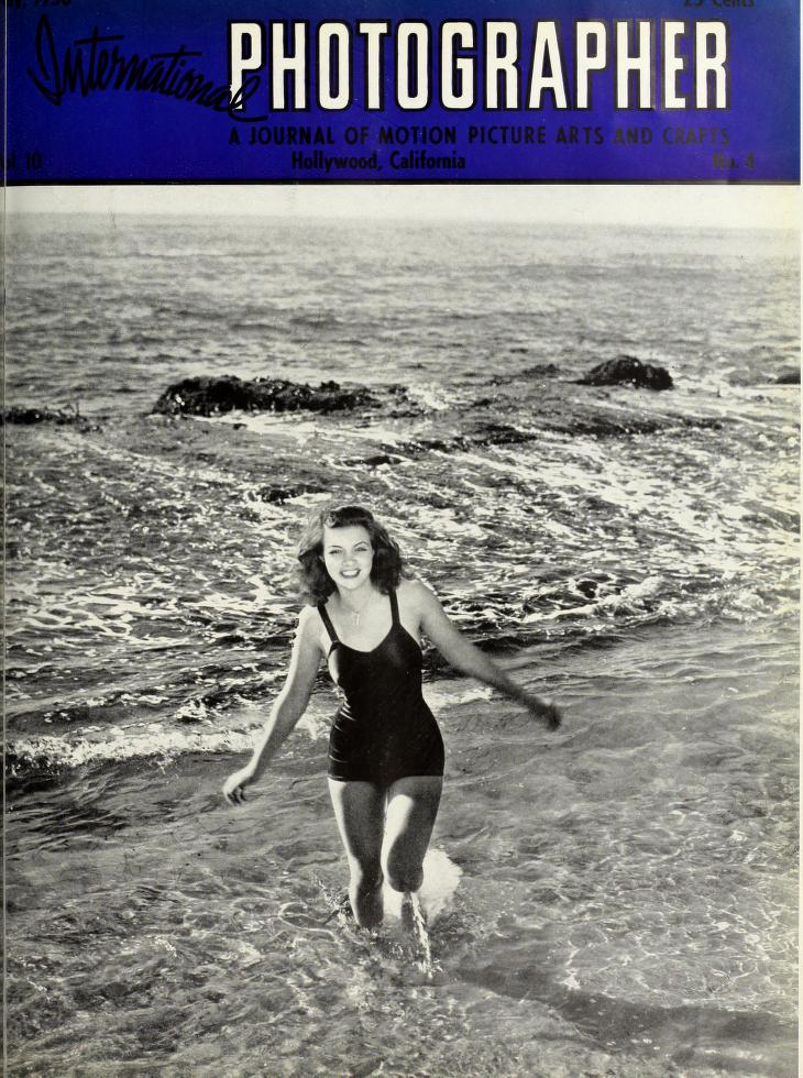 INTERNATIONAL PHOTOGRAPHER magazine side cover May 1938