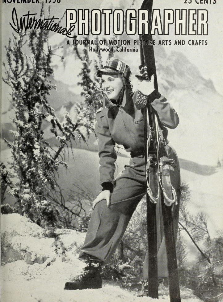 INTERNATIONAL PHOTOGRAPHER magazine side cover November 1938