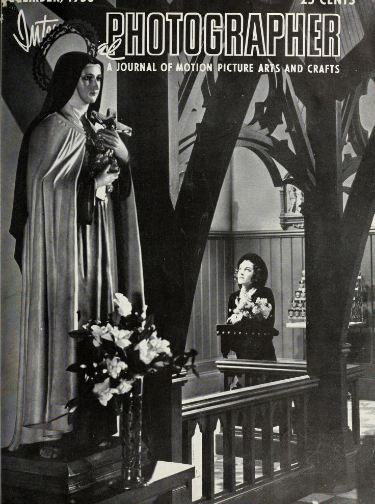 INTERNATIONAL PHOTOGRAPHER magazine side cover December 1938