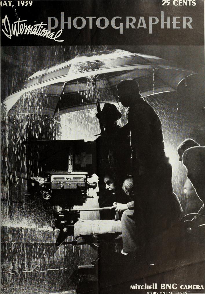 INTERNATIONAL PHOTOGRAPHER magazine side cover May 1939