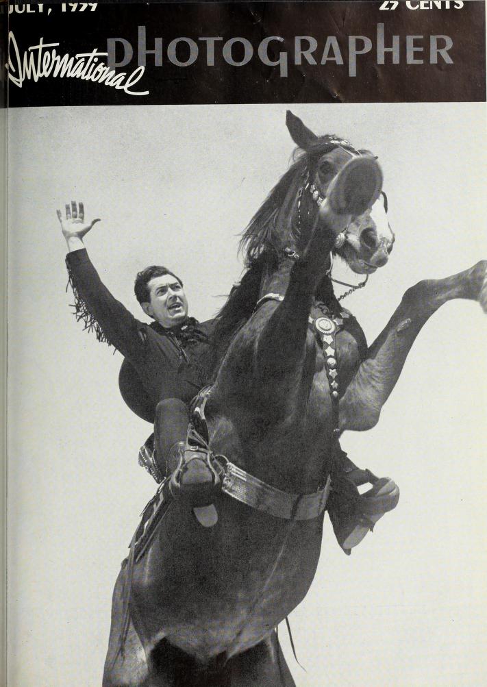 INTERNATIONAL PHOTOGRAPHER magazine side cover July 1939
