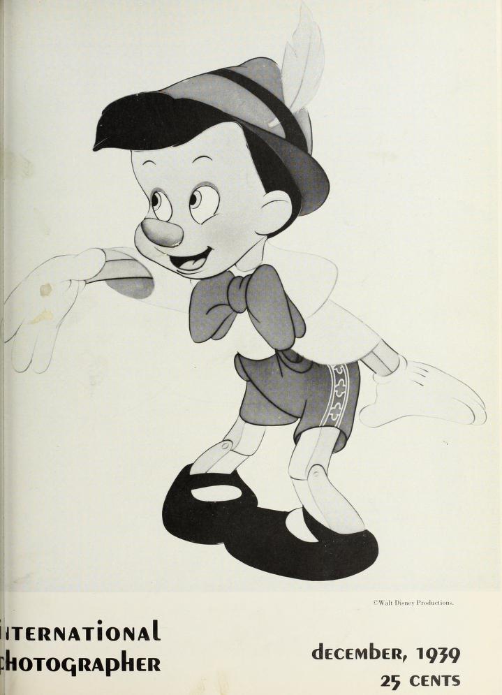 INTERNATIONAL PHOTOGRAPHER magazine side cover December 1939