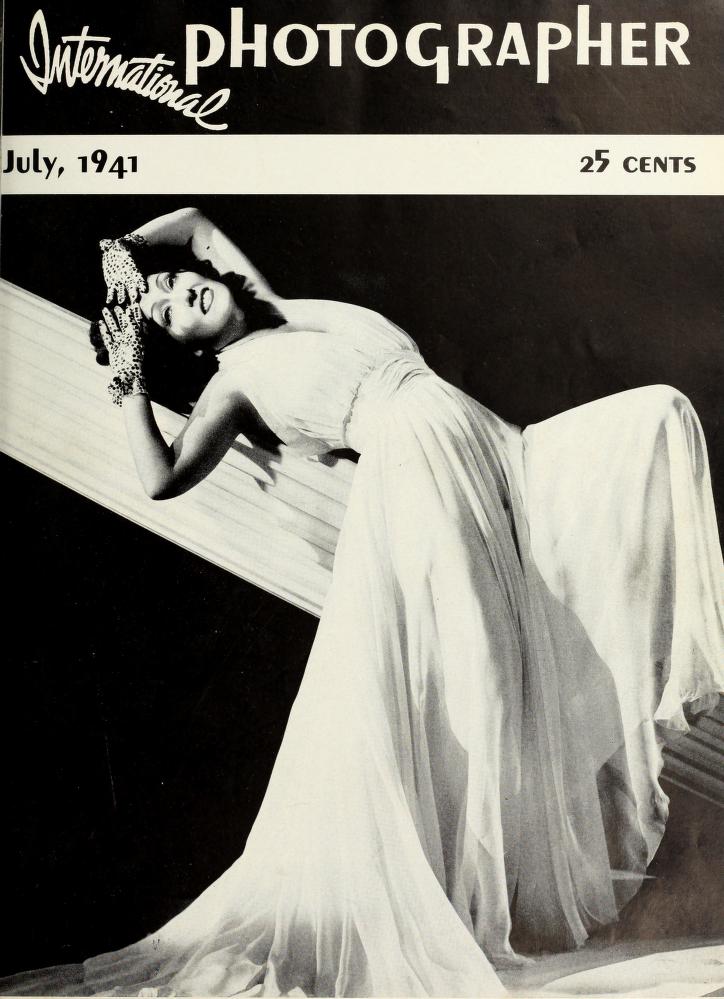 INTERNATIONAL PHOTOGRAPHER magazine side cover July 1941