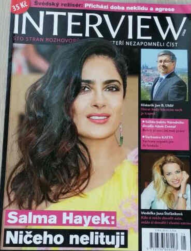 INTERVIEW CZECH magazine side cover  May 2020