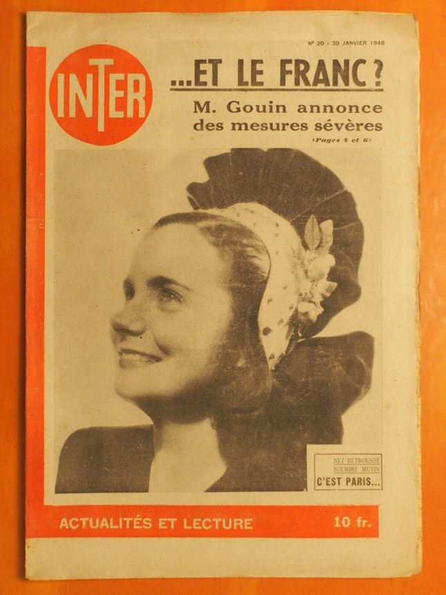 INTER magazine side cover Issue 20 30 January 1946