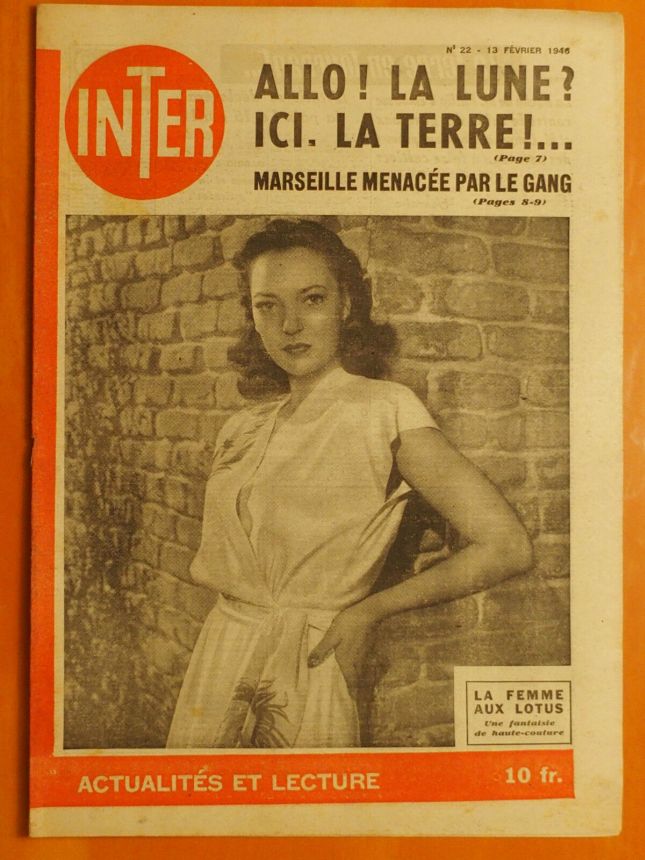 INTER magazine side cover Issue 22 13 February 1946