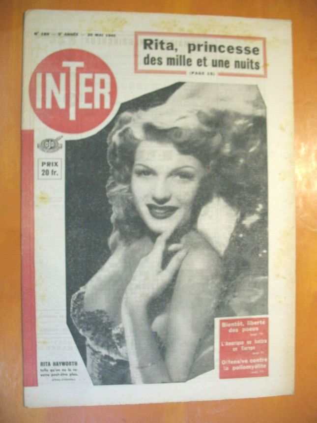 INTER magazine side cover Issue 189 20 May 1949